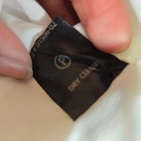 NWT Lenon Womens White Embroidered Eyelet Midi Dress M Asymmetrical Cottagecore - Picture 9 of 12